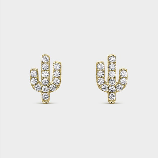 Oorbellen Cactus gold