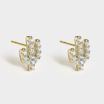 Oorbellen Cactus gold