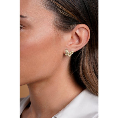 Oorbellen Sparkling vlinder